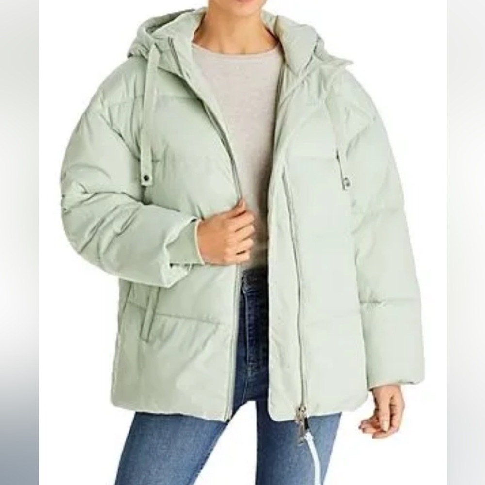 New! Aqua Puffer Coat